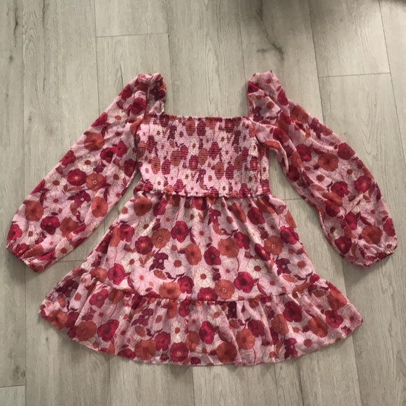 Aritzia Wilfred Floral Tempest Mini Dress - Picture 9 of 9